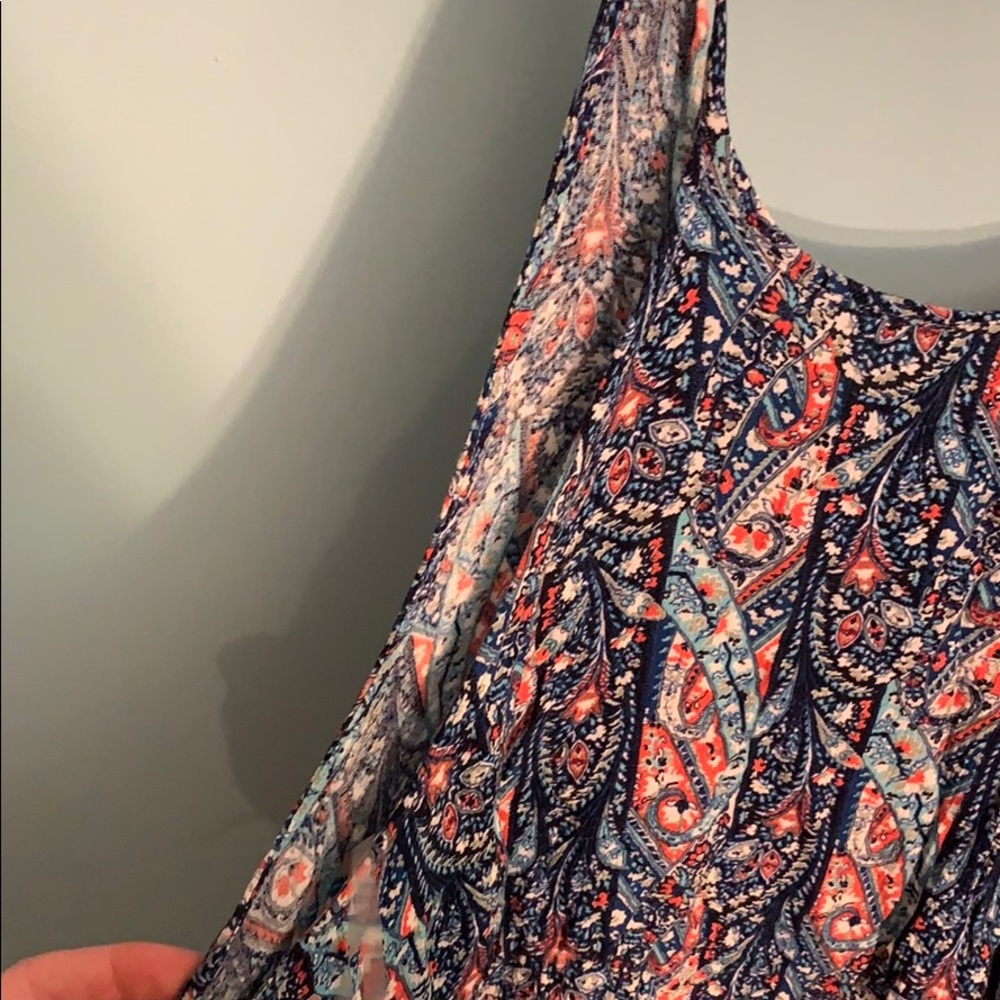 Multicolored Floral Flowy Dress